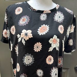 Loft Floral Blouse EUC Size Medium